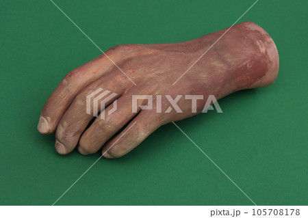 Wrist of artificial hand from mannequin. 105708178