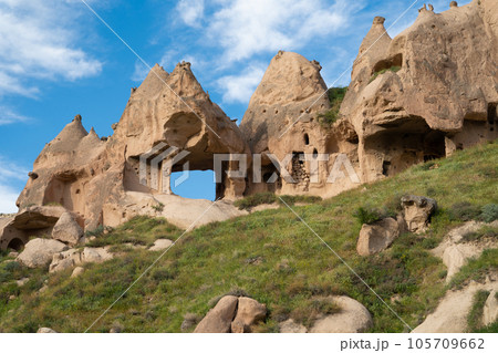 beautiful mountain scenery of Cappadocia 105709662