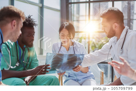 Group of Doctors and nurses Concept Teamwork in hospital for success work and trust in team 105709799