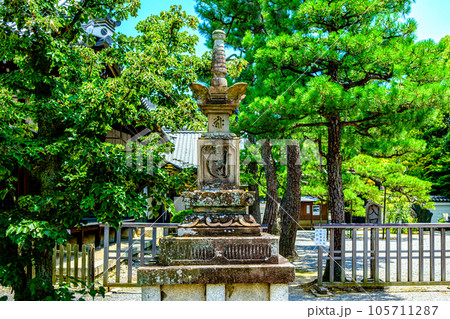 京都、蘆山寺の境内 京都、蘆山寺の境内 105711287