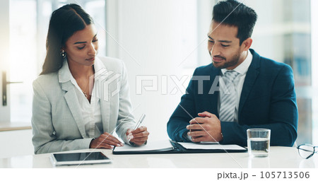 Contract, deal and business people and partnership and sign agreement in office. Partnership, merger and agreement with businessman writing or sign contract paper for partnership Contract, deal and business people and partnership and sign agreement in office. Partnership, merger and agreement with businessman writing or sign contract paper for partnership 105713506