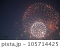 夏の夜空に咲く花火 105714425