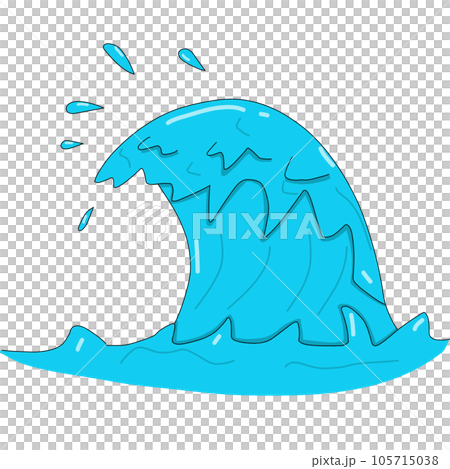 sea waves	 105715038