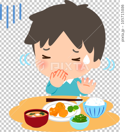 男人拒絕吃飯，厭食 105715886