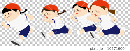 走る生徒たち 走る生徒たち 105716004