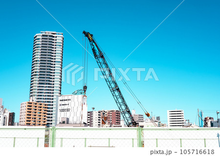 東京再開発 環状5号の1号線雑司が谷地下トンネル工事 2023.07　d-3 ライトカラー 105716618