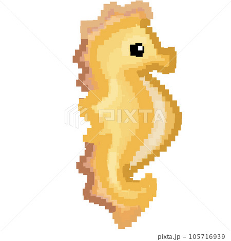 Sea food element and icon in cartoon style. 105716939