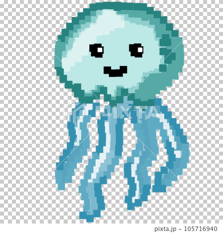 Sea food element and icon in cartoon style. 105716940