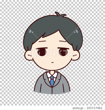 An expressionless man 105717462