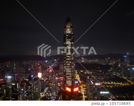 Aerial view of landsccape in Shenzhen city, China Aerial view of landsccape in Shenzhen city, China 105718695