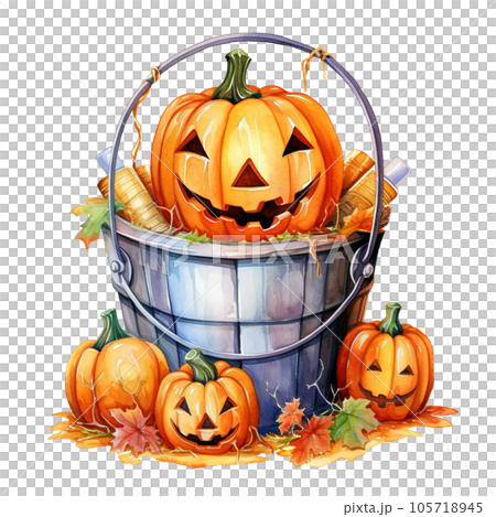 Bright Blue flame Skull Fire Clipart isolated on Transparent Background. 105718945