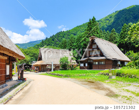 夏の五箇山・菅沼合掌造り集落 夏の五箇山・菅沼合掌造り集落 105721302