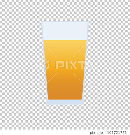 橙汁側面的扁平圖標 105721773