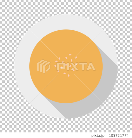 Hamburger flat icon from above Hamburger flat icon from above 105721774