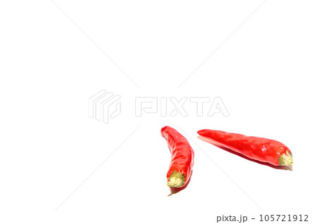 夏野菜　唐辛子　赤トウガラシ　辛い 105721912
