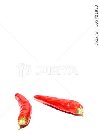夏野菜　唐辛子　赤トウガラシ　辛い 105721923