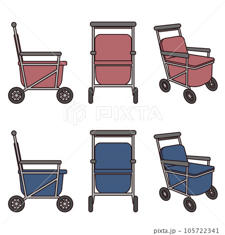 手押し車のイラストセット 105722341