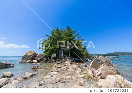 《福岡県》箱島神社（はこしまじんじゃ）糸島市二丈浜窪 105723031