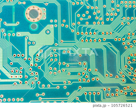 資料素材　電子回路のクローズアップ 105726521