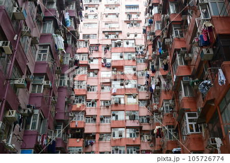 香港、香港らしい高層住宅、鰂魚涌（クオーリーベイ） 105726774