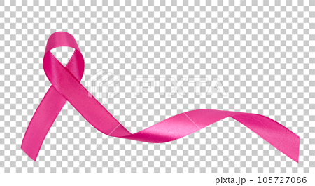 pink ribbon breast cancer awareness symbol on - Stock Illustration  [105727086] - PIXTA