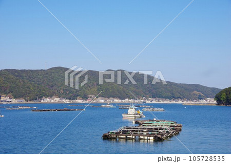 徳島県阿南市　椿泊町の風景 105728535