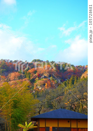 立石寺　山寺　紅葉　黄葉 105728681