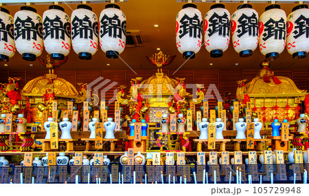 京都、祇園祭八坂神社御旅所 105729948