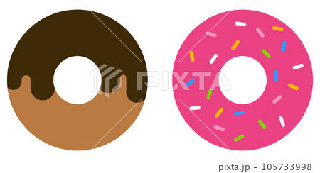 ドーナツのイラスト・アイコン 105733998