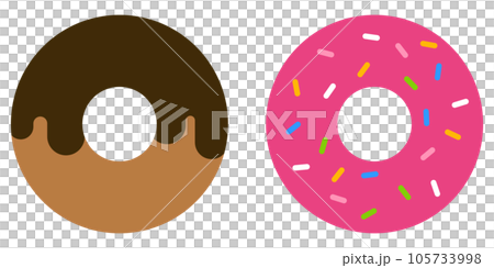 ドーナツのイラスト・アイコン 105733998