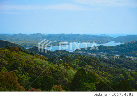 龍仙山の登山道から見える景色 105734393