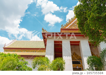 Wat Bowonniwetwiharn Ratchaworawiharn Buddhist temple monastery in Bangkok, Thailand 105735504