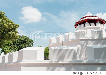 Maha Kan fort park Old City Wall in Bangkok, Thailand 105735515