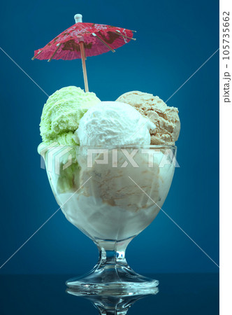 Chocolate and Vanilla Ice Cream Chocolate and Vanilla Ice Cream 105735662
