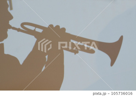 the trumpet, a brass instrument 105736016
