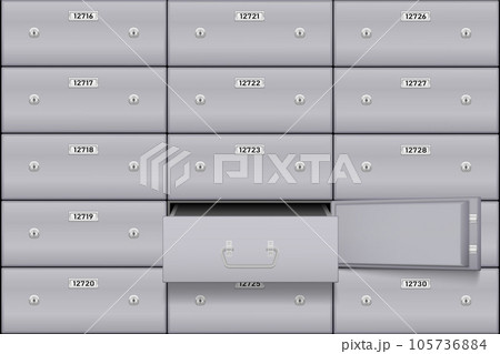 bank safe deposit box vector illustration bank safe deposit box vector illustration 105736884