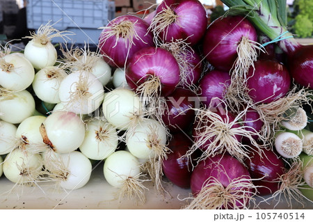 Vegetables and fruits are sold at the city bazaar in Israel. Vegetables and fruits are sold at the city bazaar in Israel. 105740514