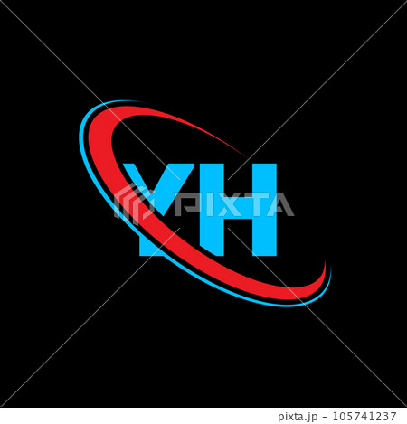 YH Y H letter logo design. Initial letter YH linked circle uppercase monogram logo red and blue. YH logo, Y H design. yh, y h YH Y H letter logo design. Initial letter YH linked circle uppercase monogram logo red and blue. YH logo, Y H design. yh, y h 105741237