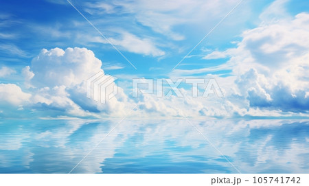 空と雲の風景写真 サイズは相談