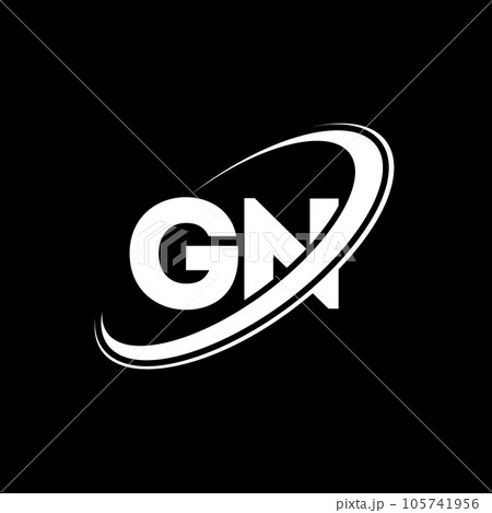 Premium Vector | Gn logo design vector image