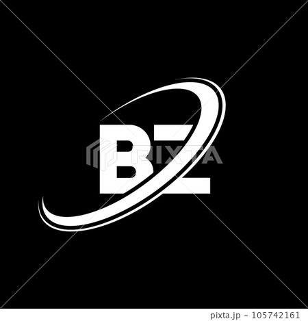 BZ B Z letter logo design. Initial letter BZ...のイラスト素材 [105742161] - PIXTA