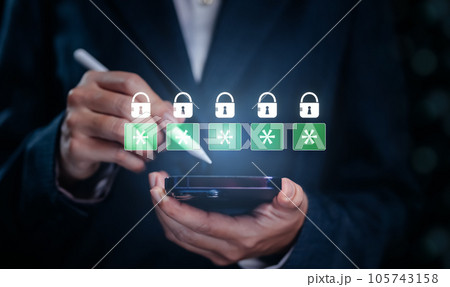 OTP One time password security authentication. OTP One time password security authentication. 105743158