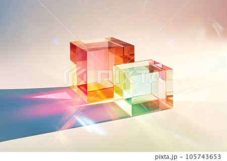 Abstract composition made of different illuminating cubes. Digitally rendered illustration. Technology, business, future, web3, metaverse design concept. Virtual reality, new digital worlds Abstract composition made of different illuminating cubes. Digitally rendered illustration. Technology, business, future, web3, metaverse design concept. Virtual reality, new digital worlds 105743653