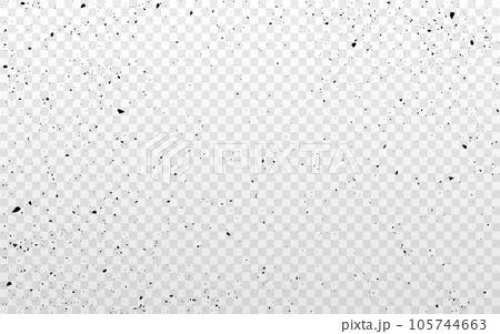 Grunge texture. Old photo frame effect. Damage overlay backdrop. Grain and scratches. Distressed material on transparent background. Dirty surface template. Vector illustration Grunge texture. Old photo frame effect. Damage overlay backdrop. Grain and scratches. Distressed material on transparent background. Dirty surface template. Vector illustration 105744663