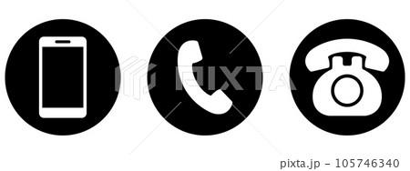 電話のアイコン 105746340