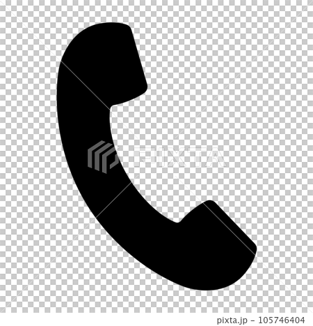 電話のアイコン 105746404
