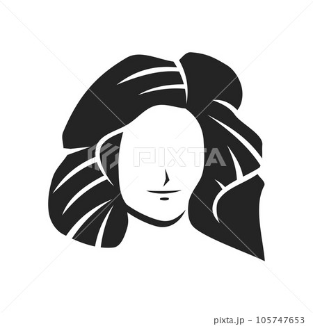 beauty girl salon template Isolated. Brand Identity. Icon Abstract Vector graphic beauty girl salon template Isolated. Brand Identity. Icon Abstract Vector graphic 105747653