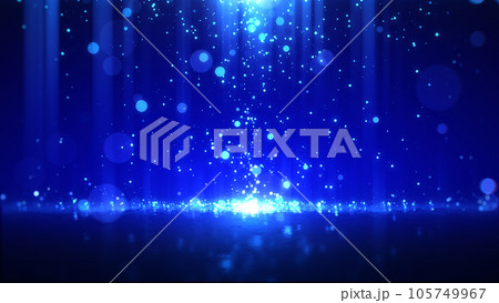 Blue bokeh fall on floor with shiny lights elegance abstract background Blue bokeh fall on floor with shiny lights elegance abstract background 105749967