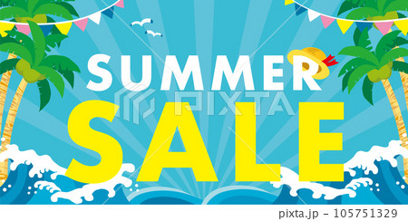 サマーセールイメージ　ポスター　 105751329