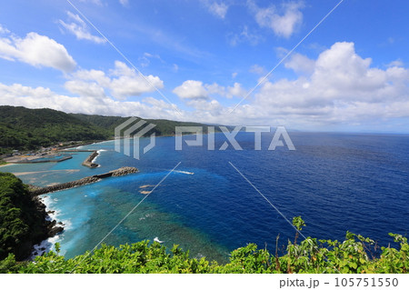 茅打バンタから望む絶景 茅打バンタから望む絶景 105751550
